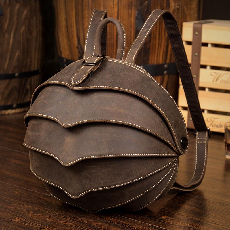 Backpack Luufan Original Handmade Unique Beetle Leather For Men Women Top Layer Pangolin Featured Bagpack, Black
Backpack Luufan Original Handmade Unique Beetle Leather For Men Women Top Layer Pangolin Featured Bagpack, Black