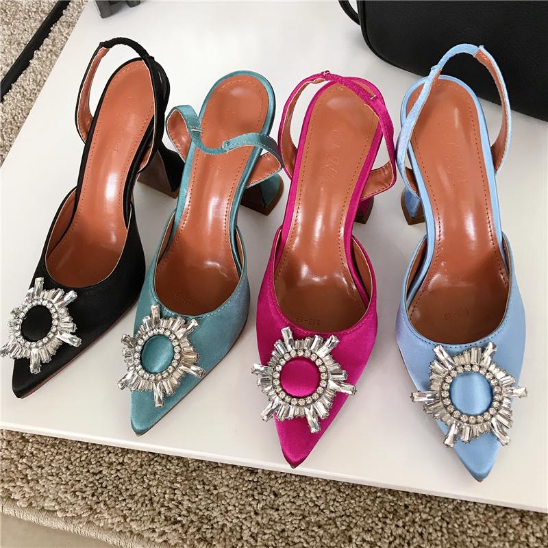 Dress Shoes 2021 Blue Red Women Pumps Silk Satin Pointy Toe Rhinestone Crystal High Heels Ladies Slip On Wedding Sandal, Black
Dress Shoes 2021 Blue Red Women Pumps Silk Satin Pointy Toe Rhinestone Crystal High Heels Ladies Slip On Wedding Sandal, Black