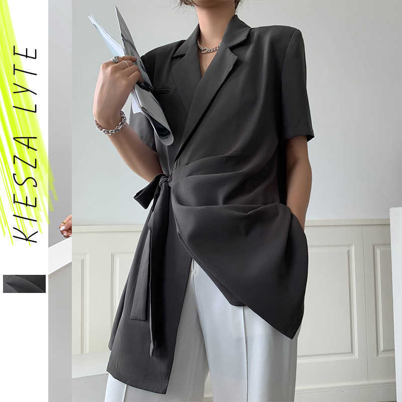 Fashion Summer Women Belt Blazer Dress Casual Office Ladies Notched Collar Mini Work Suit Dresses Female Vestidos Workwear 210608, Gray
Fashion Summer Women Belt Blazer Dress Casual Office Ladies Notched Collar Mini Work Suit Dresses Female Vestidos Workwear 210608, Gray