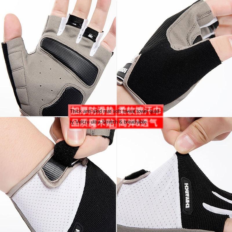 Nonslip Mtb Gloves Half Finger Road Ride Bike Glove Tenue Velo Pro Homme Accesorios Para Bicicleta Gym Men Guantes Moto Cycling