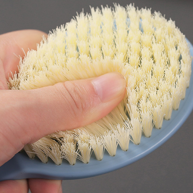 Double Sided Bathing Brush Hanging Type Adult Back Massage Brushes Bathroom Long Handled With Soft Hair Cleaning Bath Ball Free shipping
