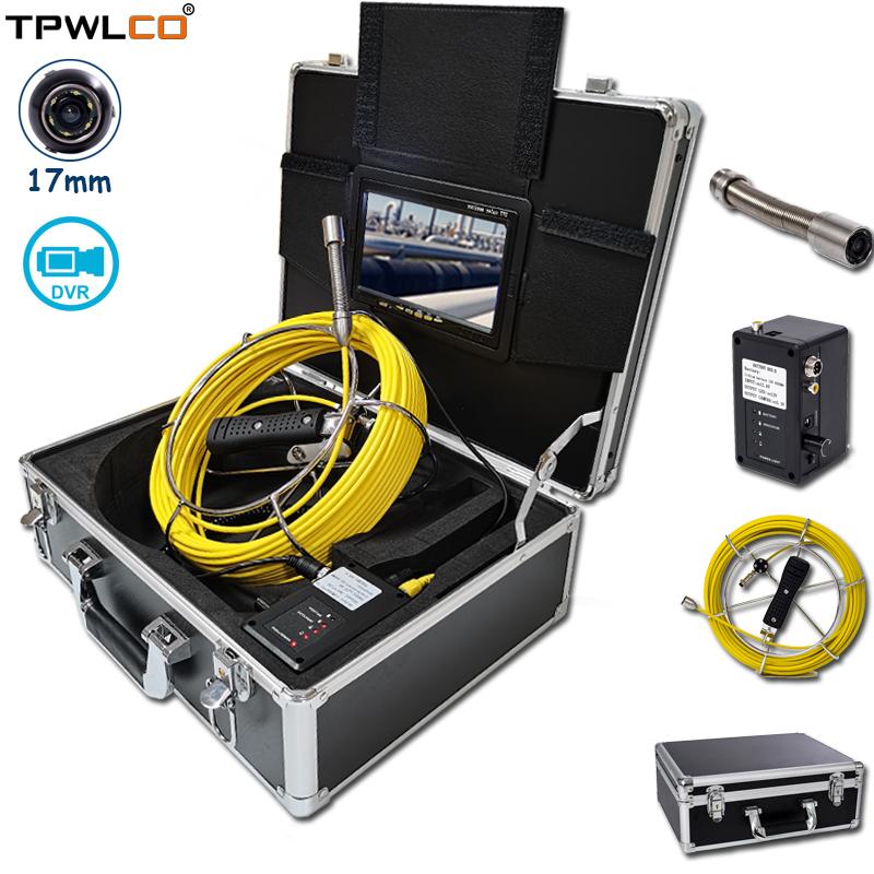 Diameter 17mm Sewer Drain Wall Video Plumbing Camera 7inch Screen Pipe Inspection System With DVR Function 20m Cable IP Cameras
Diameter 17mm Sewer Drain Wall Video Plumbing Camera 7inch Screen Pipe Inspection System With DVR Function 20m Cable IP Cameras