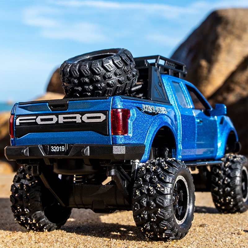 132 Ford Raptor F150 Alloy Diecast Car Model Toys Sound Light Toy Pickup Truck Pull Back Vehicle For Children
132 Ford Raptor F150 Alloy Diecast Car Model Toys Sound Light Toy Pickup Truck Pull Back Vehicle For Children