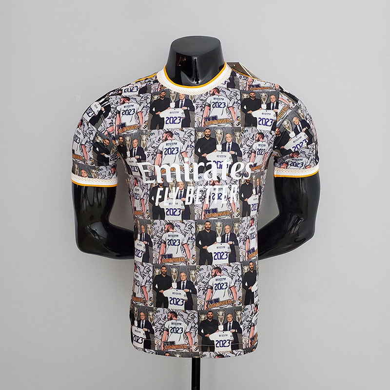 Legend Jersey BENZEMA Commemorative Edition Soccer Jerseys 2023 Player Version shirt REAL camiseta de football maillot de foot madrides men, Black;yellow
Legend Jersey BENZEMA Commemorative Edition Soccer Jerseys 2023 Player Version shirt REAL camiseta de football maillot de foot madrides men, Black;yellow