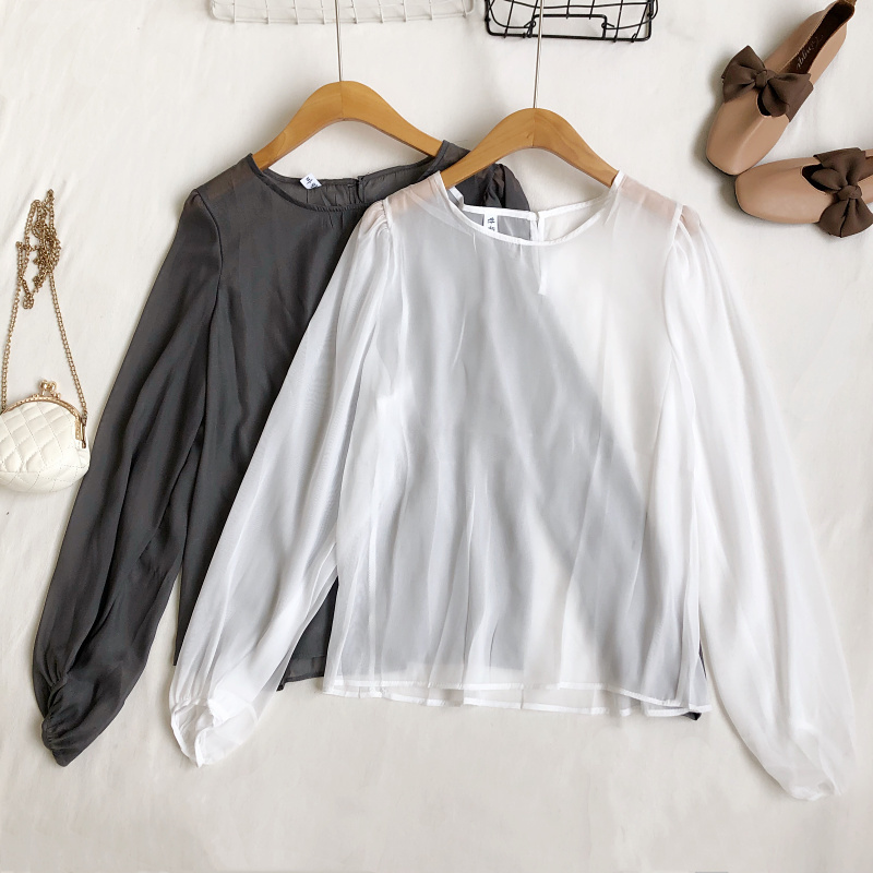 Kimutomo Spring Girls Suit Japanese Preppy Style Cute Gentle Suspender Dress + Long Sleeve Shirt Two-piece Woman 210521