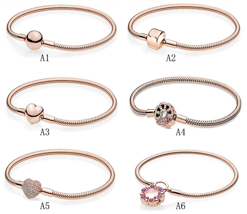 Designer Jewelry 925 Silver Bracelet Charm Bead fit Pandora rose gold fan snake bone chain full of diamond Slide Bracelets Beads European St, Black
Designer Jewelry 925 Silver Bracelet Charm Bead fit Pandora rose gold fan snake bone chain full of diamond Slide Bracelets Beads European St, Black