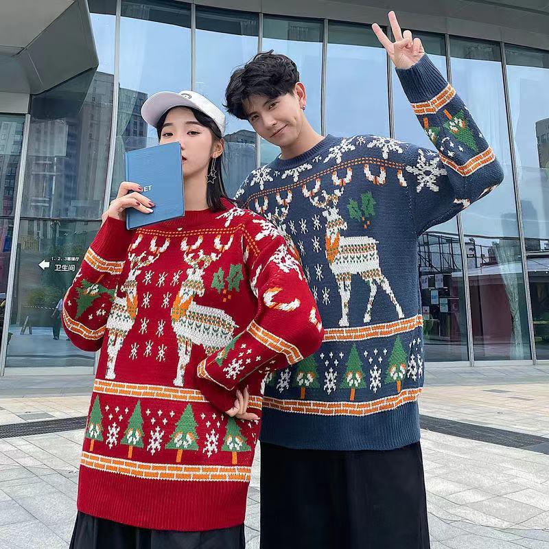 Designer Mens Knitting Christmas Jumper Sweaters Clothing Reindeer Christmass Knit Sweater Men Women Printed Xmas Sweatshirt Holiday Party Pullovers
Designer Mens Knitting Christmas Jumper Sweaters Clothing Reindeer Christmass Knit Sweater Men Women Printed Xmas Sweatshirt Holiday Party Pullovers