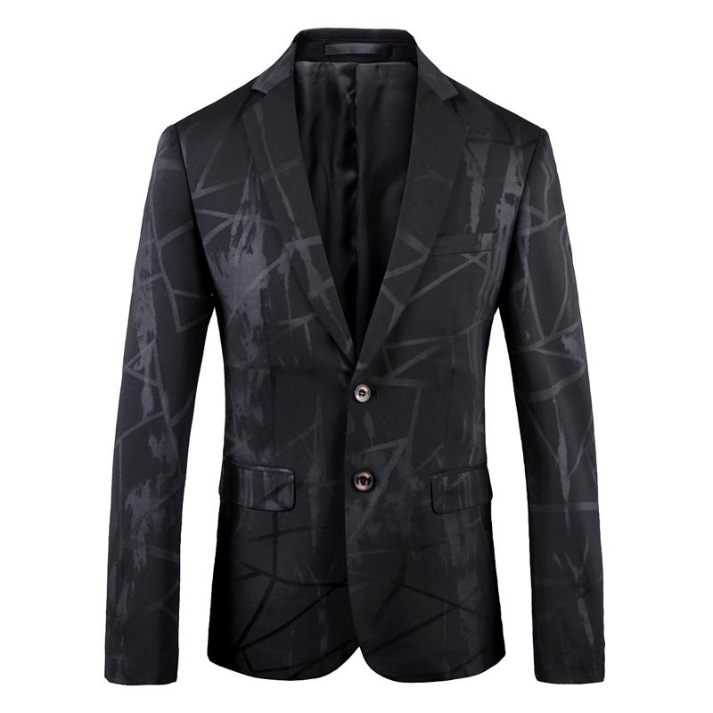 Men' Suits & Blazers 2021 Arrival Printed Korean Men Blazer Formal Party Wear Black Shawl Lapel Casual Business, Photo color
Men' Suits & Blazers 2021 Arrival Printed Korean Men Blazer Formal Party Wear Black Shawl Lapel Casual Business, Photo color
