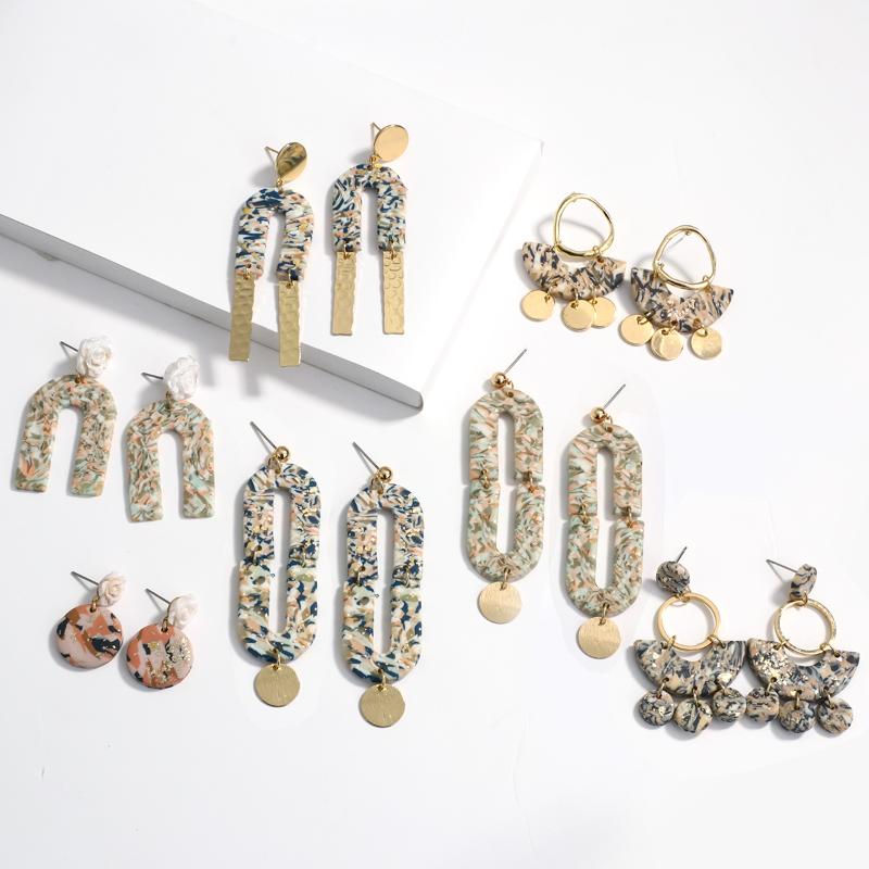 Dangle & Chandelier ANESOA Fashion Abstract Pattern Graffiti Polymer Clay Drop Earrings 2021 Geometric Gold Foil Layered Pendant For Women, Silver
Dangle & Chandelier ANESOA Fashion Abstract Pattern Graffiti Polymer Clay Drop Earrings 2021 Geometric Gold Foil Layered Pendant For Women, Silver