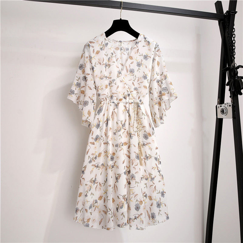 Spring Summer Sweet Women's V-Neck Floral Drawstring Dress Ruffle Sleeeve Slim Chiffon Ladies Print Short 210520, Purple
Spring Summer Sweet Women's V-Neck Floral Drawstring Dress Ruffle Sleeeve Slim Chiffon Ladies Print Short 210520, Purple