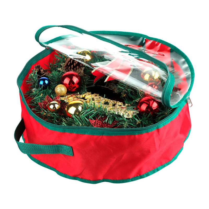 Christmas Wreath Storage Bag With Handle Transparent Cover Fpldable Tear Resistant Xmas Decor Accessories Organizer Bags
Christmas Wreath Storage Bag With Handle Transparent Cover Fpldable Tear Resistant Xmas Decor Accessories Organizer Bags