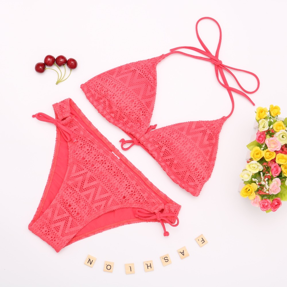 Brazilian Deep V Bikini Swimwear Women Swimsuit Sexy Push Up Set Bandage Female Bathing Suit Beachwear 210521