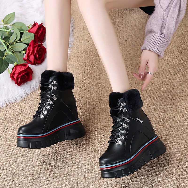 Winter Warm Boots Woman Plush Platform Ankle Shoes High Top Height Increasing 10CM Snow Boots Trainers Fur Chunky Sneakers Woman, Beige
Winter Warm Boots Woman Plush Platform Ankle Shoes High Top Height Increasing 10CM Snow Boots Trainers Fur Chunky Sneakers Woman, Beige
