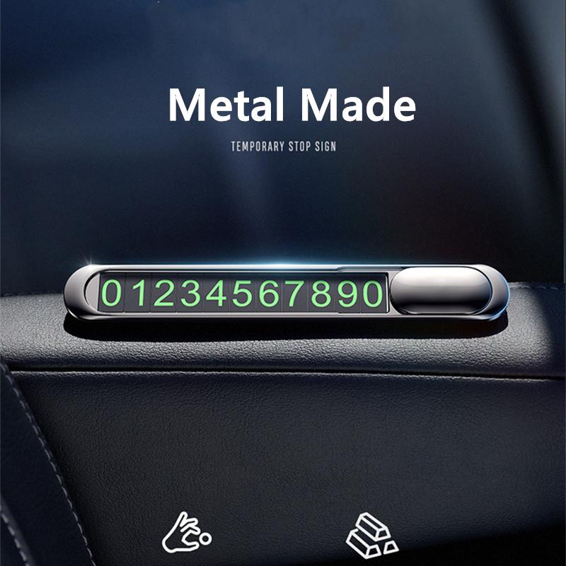 Interior Decorations Car Accessories Hidden Styling Temporary Parking Card Alloy Texture Phone Number
Interior Decorations Car Accessories Hidden Styling Temporary Parking Card Alloy Texture Phone Number