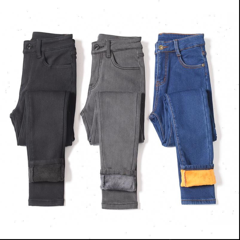 Warm Winter Womens Jean Plus Size Slim Jeans Women Advanced Stretch Cotton Denim Pants Thick Fleece Student Trousers Blue Black
Warm Winter Womens Jean Plus Size Slim Jeans Women Advanced Stretch Cotton Denim Pants Thick Fleece Student Trousers Blue Black