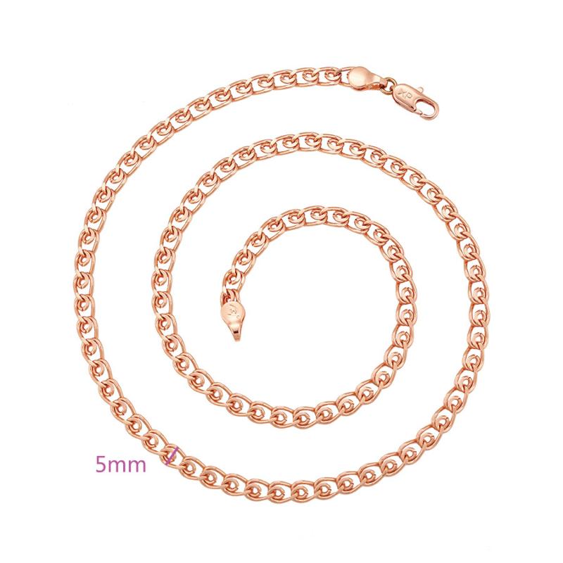 Chains XP Jewelry --( 49 Cm * 5 Mm) Rose 585 Gold Color Necklaces For Men Fashion Nickel Free Copper
Chains XP Jewelry --( 49 Cm * 5 Mm) Rose 585 Gold Color Necklaces For Men Fashion Nickel Free Copper