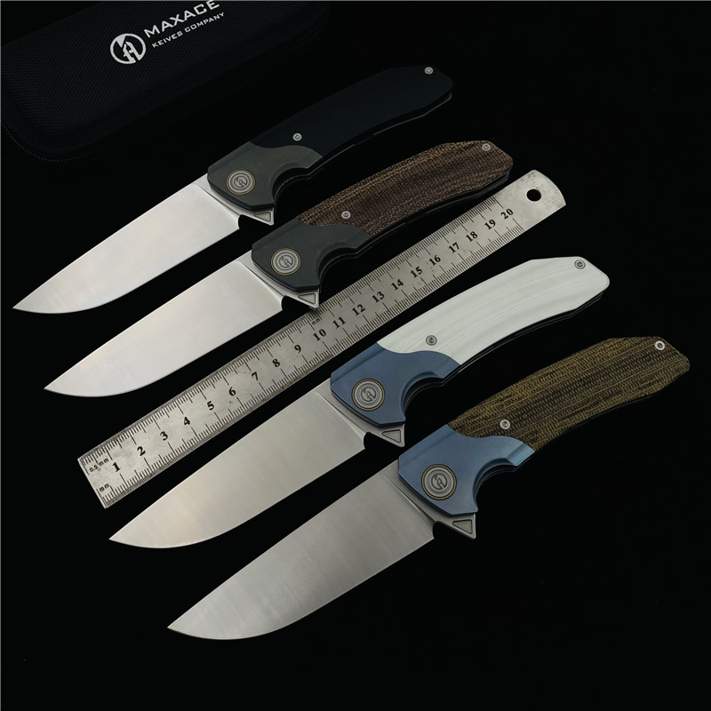 Maxace Goiath II Origina Foding knives G10 hande K110 stee Satin knife outdoor camping defense fishing toos
Maxace Goiath II Origina Foding knives G10 hande K110 stee Satin knife outdoor camping defense fishing toos