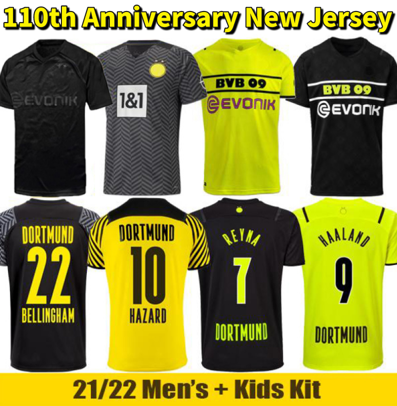 Dortmund 21 22 BVB soccer jerseys 110th Anniversary HAALAND REUS Malen Borussia 2021 2022 home away fourth HUMMELS HAZARD BELLINGHAM WITSEL football shirt+ kids kit, 21 22 new patch
Dortmund 21 22 BVB soccer jerseys 110th Anniversary HAALAND REUS Malen Borussia 2021 2022 home away fourth HUMMELS HAZARD BELLINGHAM WITSEL football shirt+ kids kit, 21 22 new patch