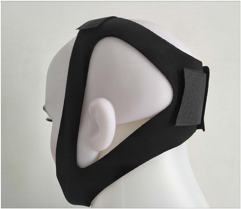 Soft Comfortable Neoprene Snoring Cessation Anti Snore Chin Strap Support Belt Anti-Apnea Jaw Band Solution Sleep Health Care Device