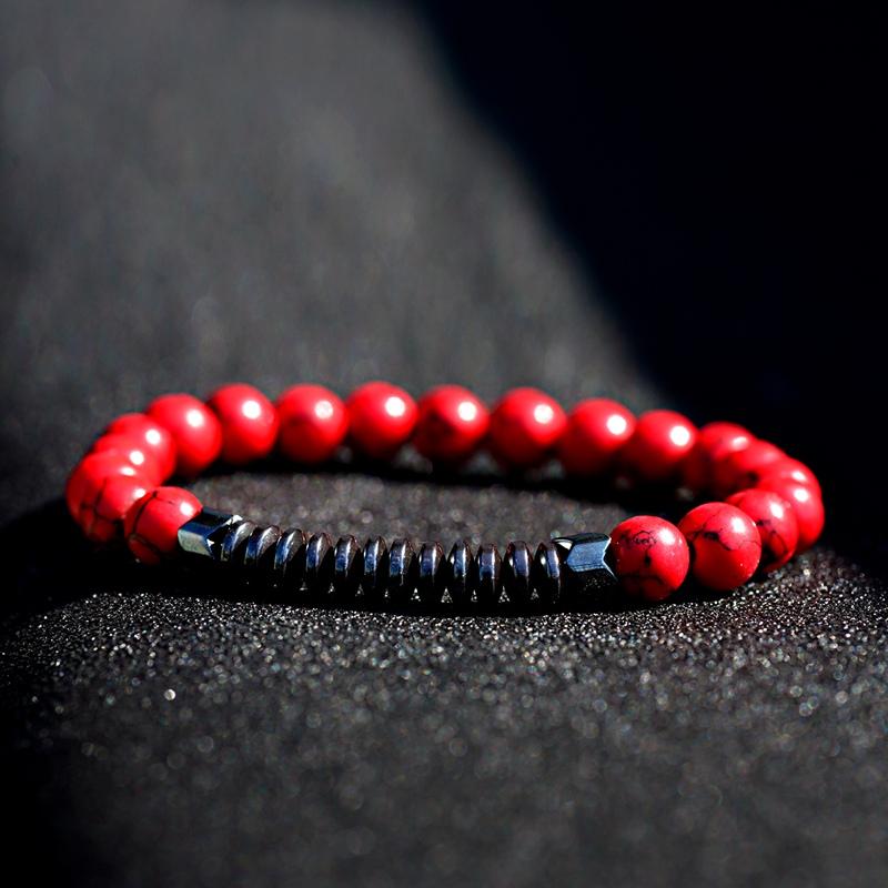 Beaded, Strands Women's Retro Red Stone Beads Tibetan Hematite Bracelet Men Pulseras Hombre Vintage Meditation Jewelry
Beaded, Strands Women's Retro Red Stone Beads Tibetan Hematite Bracelet Men Pulseras Hombre Vintage Meditation Jewelry