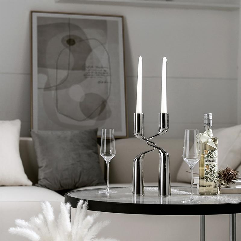 Candle Holders Nordic Creative Candlestick Stainless Steel Light Luxury Holder Dining Table Decoration Portavelas Indoor Decor WT5ZT
Candle Holders Nordic Creative Candlestick Stainless Steel Light Luxury Holder Dining Table Decoration Portavelas Indoor Decor WT5ZT