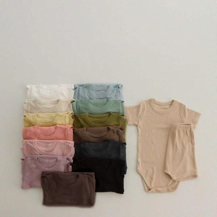 INS 14 Colors Korean Australia Quality Baby Boys Girls Clothing Sets Pure Knitted Cotton Plain Rompers Jumpsuits with Shorts 2pieces Outfits, Mixed colors please remark
INS 14 Colors Korean Australia Quality Baby Boys Girls Clothing Sets Pure Knitted Cotton Plain Rompers Jumpsuits with Shorts 2pieces Outfits, Mixed colors please remark