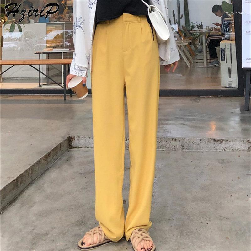 Women's Pants & Capris Hzirip Korea Chic 2021 Summer Women High Waist Flat Female Casual Loose Fashion Solid Straight Full 2 Colors Large Si, Black;white
Women's Pants & Capris Hzirip Korea Chic 2021 Summer Women High Waist Flat Female Casual Loose Fashion Solid Straight Full 2 Colors Large Si, Black;white