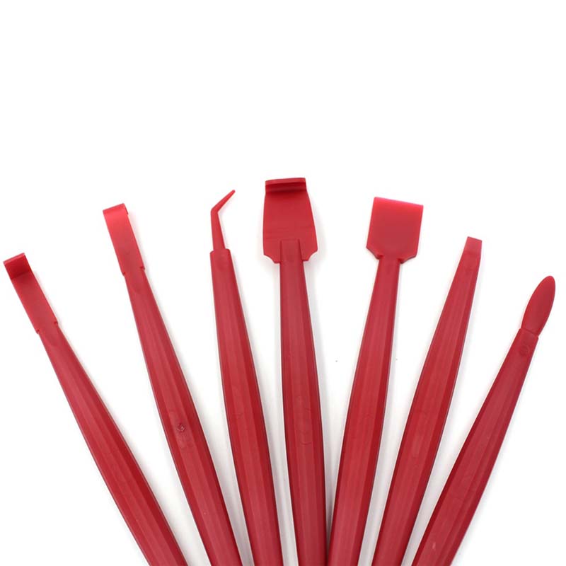 7pcs/Set Car Vinyl Wrap Film Squeegee Scraper Tools Edge-Closing Tool For Automobile Films Sticking Auto Styling Accessories
