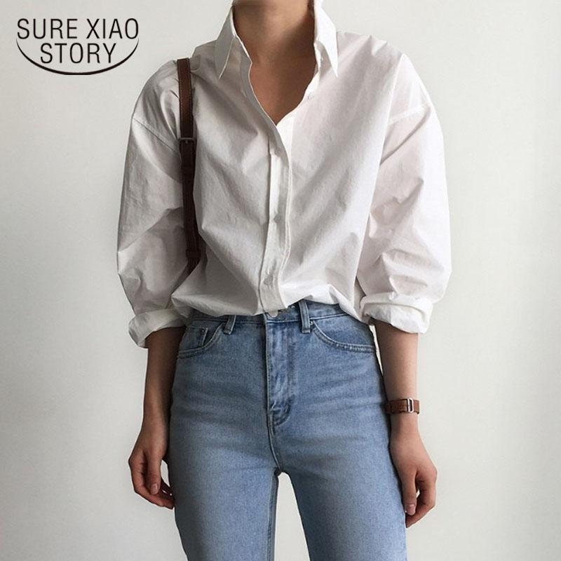 Plus Size Loose Long Sleeve Shirts Women's Shirt Classic Chiffon Blouse Female Simple Style Tops Clothes Lady Blusas 9700 Blouses, White
Plus Size Loose Long Sleeve Shirts Women's Shirt Classic Chiffon Blouse Female Simple Style Tops Clothes Lady Blusas 9700 Blouses, White