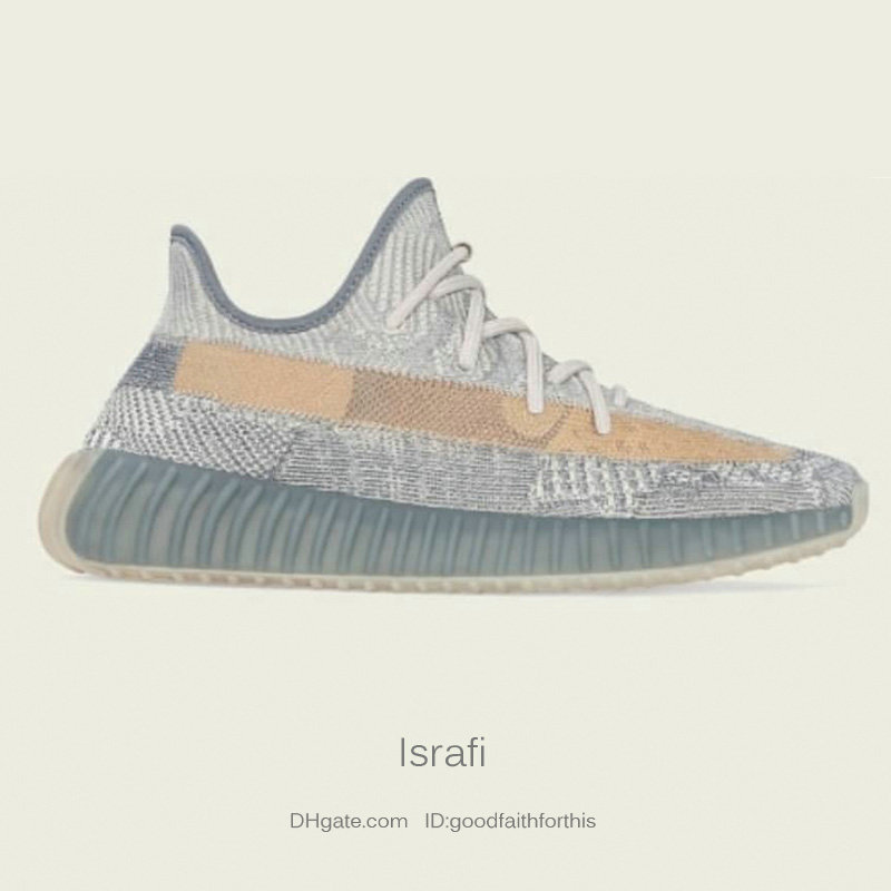 Kanye West running shoes Antlia Cinder Citrin Clay Cloud White Tail Light Eliada Israfi Zyon Reflective for sale With Box Casual sneakers store Wholesale price 4-13