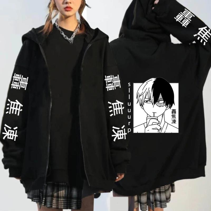Men's Hoodies & Sweatshirts My Hero Academia Hoodie Japanese Anime So Todoroki Streetwear Pullover Casual Long Sleeve Warm Unisex Sweatshirt, Black
Men's Hoodies & Sweatshirts My Hero Academia Hoodie Japanese Anime So Todoroki Streetwear Pullover Casual Long Sleeve Warm Unisex Sweatshirt, Black