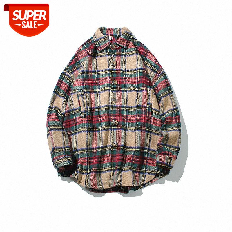 Brushed flannel plaid shirt old retro men and women thick oversize woolen jacket #fs2W, White;black
Brushed flannel plaid shirt old retro men and women thick oversize woolen jacket #fs2W, White;black