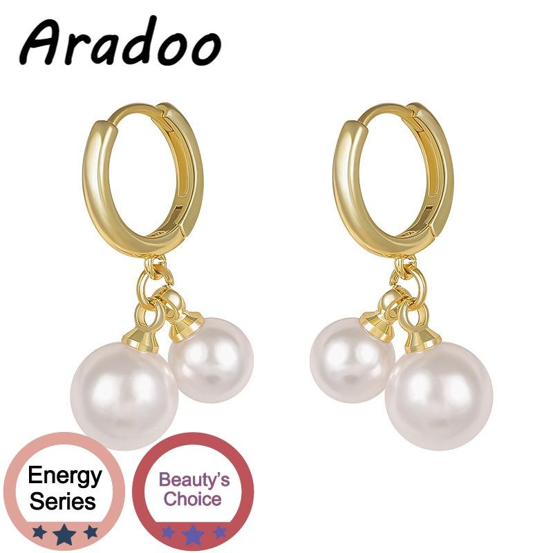 Dangle & Chandelier ARADOO 18K Gold-plated Natural Pearl Earrings Retro Geometric Light Luxury French Romantic, Silver
Dangle & Chandelier ARADOO 18K Gold-plated Natural Pearl Earrings Retro Geometric Light Luxury French Romantic, Silver