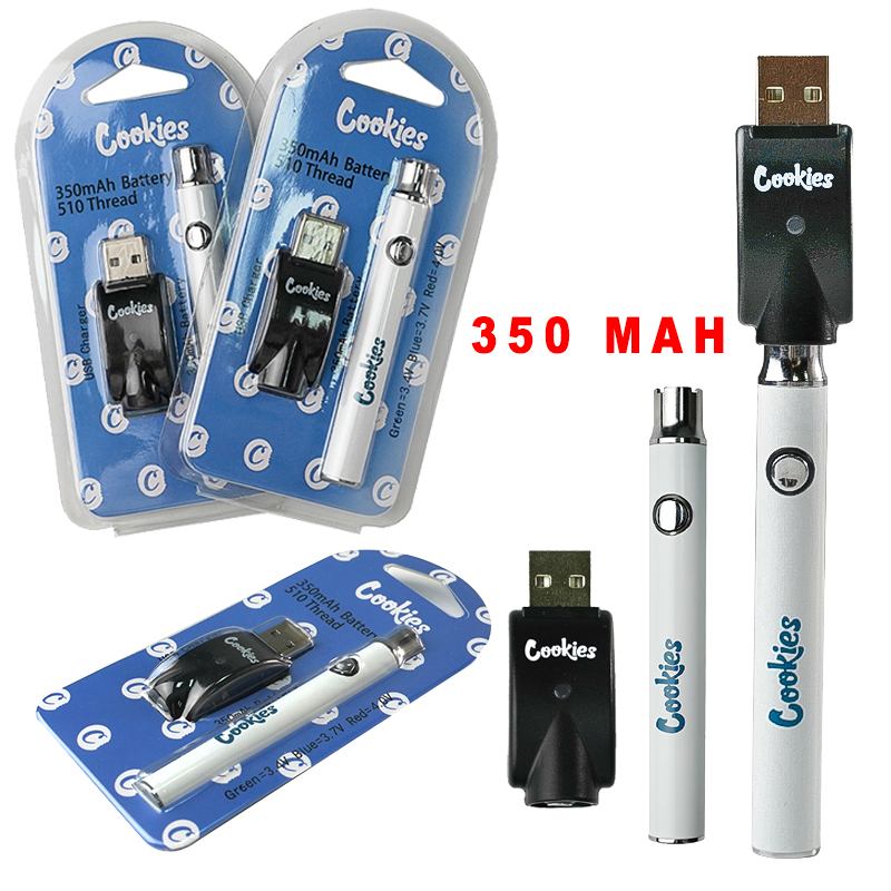 Cokkies Blister Packed 350mAh Preheat Adjustable Voltage Cartridge Battery Wax Pen Batteries 510 Thread Bottom USB Charger For Oil Cartridges
Cokkies Blister Packed 350mAh Preheat Adjustable Voltage Cartridge Battery Wax Pen Batteries 510 Thread Bottom USB Charger For Oil Cartridges
