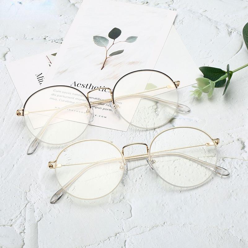 Outdoor Eyewear Oversized Round Glasses Frame For Men&Women Metal Half Optical Sepectacle Eyeglasses Plain
Outdoor Eyewear Oversized Round Glasses Frame For Men&Women Metal Half Optical Sepectacle Eyeglasses Plain