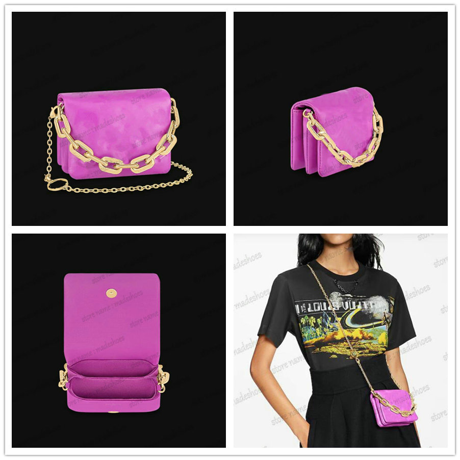 COUSSIN BELTBAG New Cruise 2022 Flap Bag Orchidee Purple Black Leather Chunky Gold Chain Cross Body Womens Designers Luxurys Super Mini Handbag Designer Clutch
COUSSIN BELTBAG New Cruise 2022 Flap Bag Orchidee Purple Black Leather Chunky Gold Chain Cross Body Womens Designers Luxurys Super Mini Handbag Designer Clutch