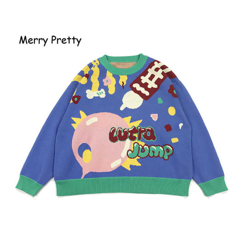 Merry Pretty Autumn Winter Thick Warm Sweater Women PlayFul Funny Knitted Pullovers Jacquard Jumper Top Casual Knitwear 210526, Blue
Merry Pretty Autumn Winter Thick Warm Sweater Women PlayFul Funny Knitted Pullovers Jacquard Jumper Top Casual Knitwear 210526, Blue