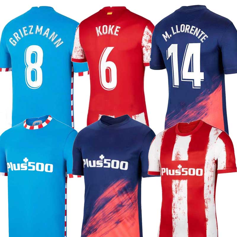 Griezmann Atletico soccer jerseys 21 22 JOO FéLIX MADRID 2021 2022 .LLORENTE KOKE SAUL SUAREZ Correa Carrasco LEMAR camiseta football shirt uniforms men + kids kit sets
Griezmann Atletico soccer jerseys 21 22 JOO FéLIX MADRID 2021 2022 .LLORENTE KOKE SAUL SUAREZ Correa Carrasco LEMAR camiseta football shirt uniforms men + kids kit sets