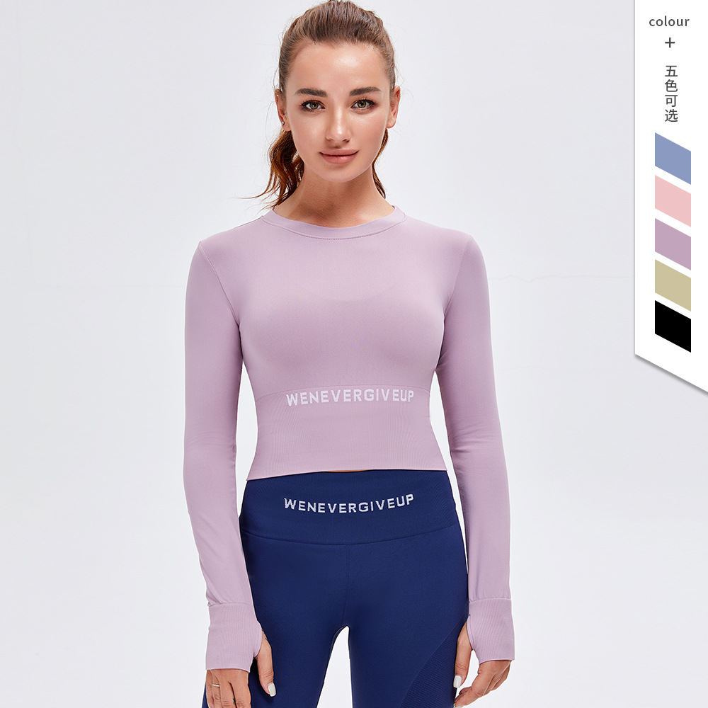 Autumn Winter yoga sports bra women gym fitness misshine clothes t shirts long sleeved padded half length running slim athletic workout top, L need look other product
Autumn Winter yoga sports bra women gym fitness misshine clothes t shirts long sleeved padded half length running slim athletic workout top, L need look other product