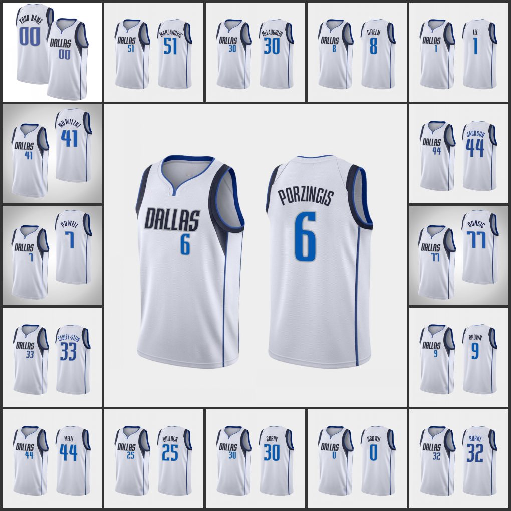 Dallas''Mavericks''Men Luka Doncic Kristaps Porzingis Boban Marjanovic Josh Green Dirk Nowitzki Courtney Lee Custom White Association Jersey
Dallas''Mavericks''Men Luka Doncic Kristaps Porzingis Boban Marjanovic Josh Green Dirk Nowitzki Courtney Lee Custom White Association Jersey