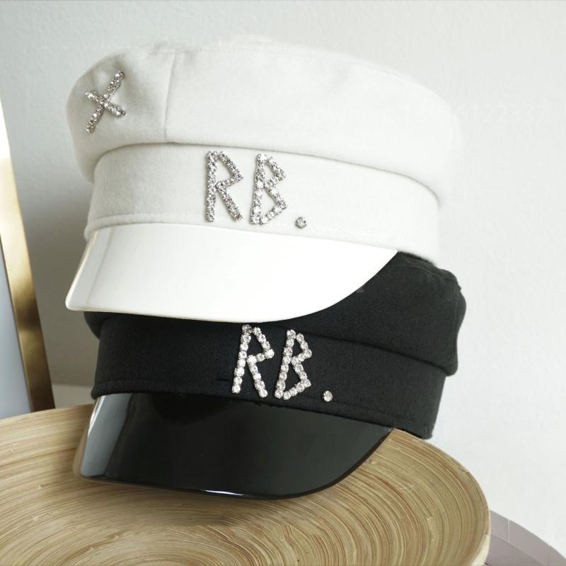 Women Hats Crystal Baker Boy Hat Wool Sboy Caps Female Flat Militray Visor S M L Berets, Black
Women Hats Crystal Baker Boy Hat Wool Sboy Caps Female Flat Militray Visor S M L Berets, Black