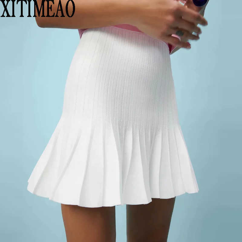Za High Waist Bag Hip Half-length Knitted Skirt A-line Umbrella Women Sexy Wrap Mini Fishtail 210602, White
Za High Waist Bag Hip Half-length Knitted Skirt A-line Umbrella Women Sexy Wrap Mini Fishtail 210602, White