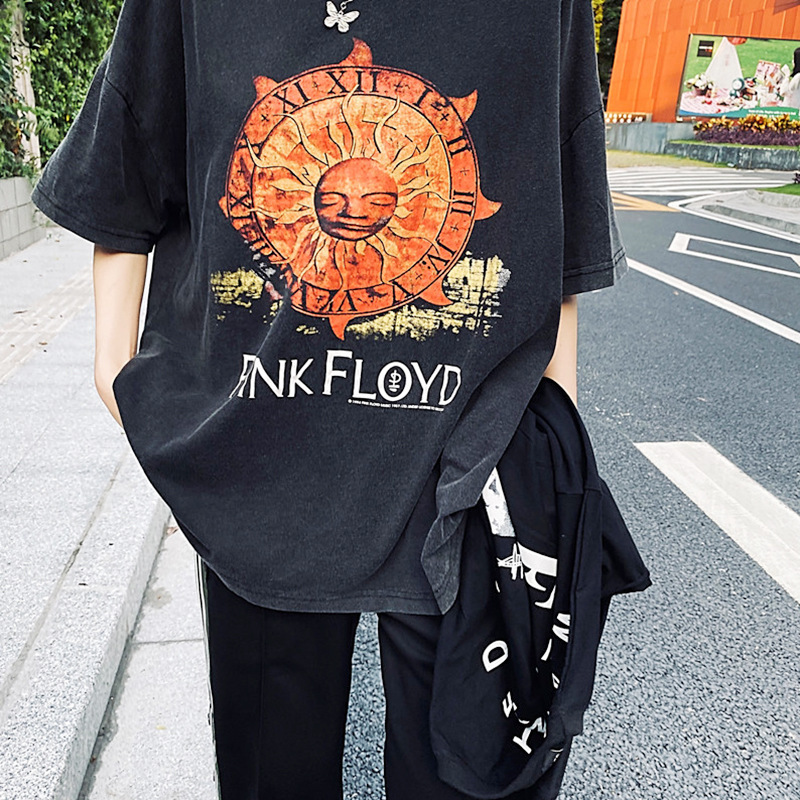 Justin Bieber same fashion Apollo wash make old loose short sleeve T-shirt SQJJ, White;black
Justin Bieber same fashion Apollo wash make old loose short sleeve T-shirt SQJJ, White;black