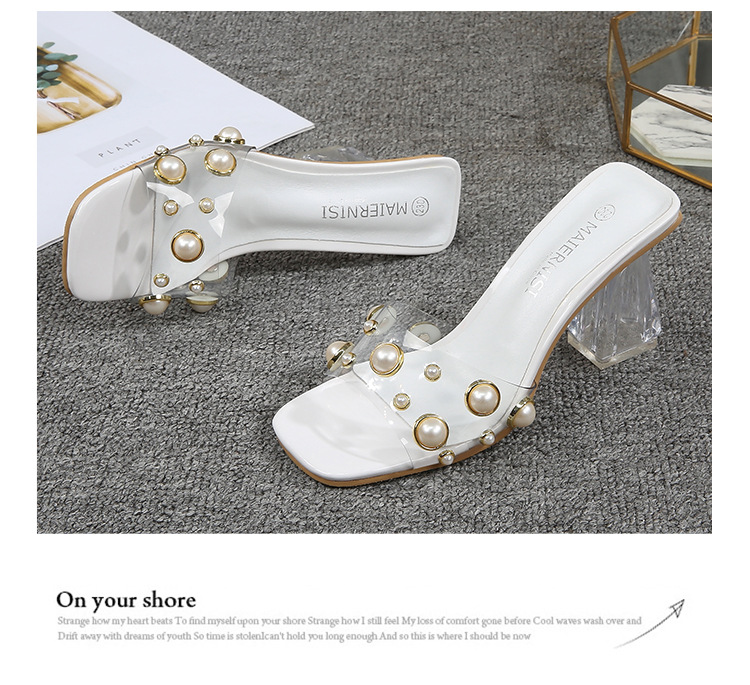 HOKSVZY Summer Thick Heel Large Size Square Head Sandals Casual Wear Rhinestone Transparent Heel Open Toe Female Sandals FGY5464, 2-white
HOKSVZY Summer Thick Heel Large Size Square Head Sandals Casual Wear Rhinestone Transparent Heel Open Toe Female Sandals FGY5464, 2-white