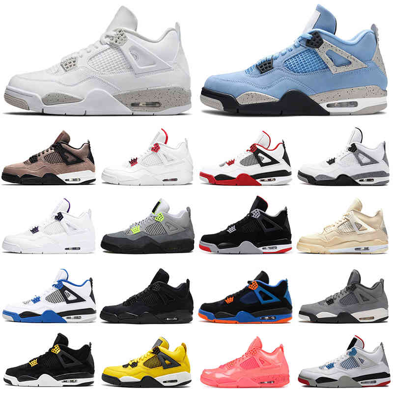 4s men basketball shoes Jumpman 4 University Blue Taupe Haze White Oreo Black Cat Fire Red women mens trainers sports sneakers size 36-47, Bubble wrap packaging
4s men basketball shoes Jumpman 4 University Blue Taupe Haze White Oreo Black Cat Fire Red women mens trainers sports sneakers size 36-47, Bubble wrap packaging