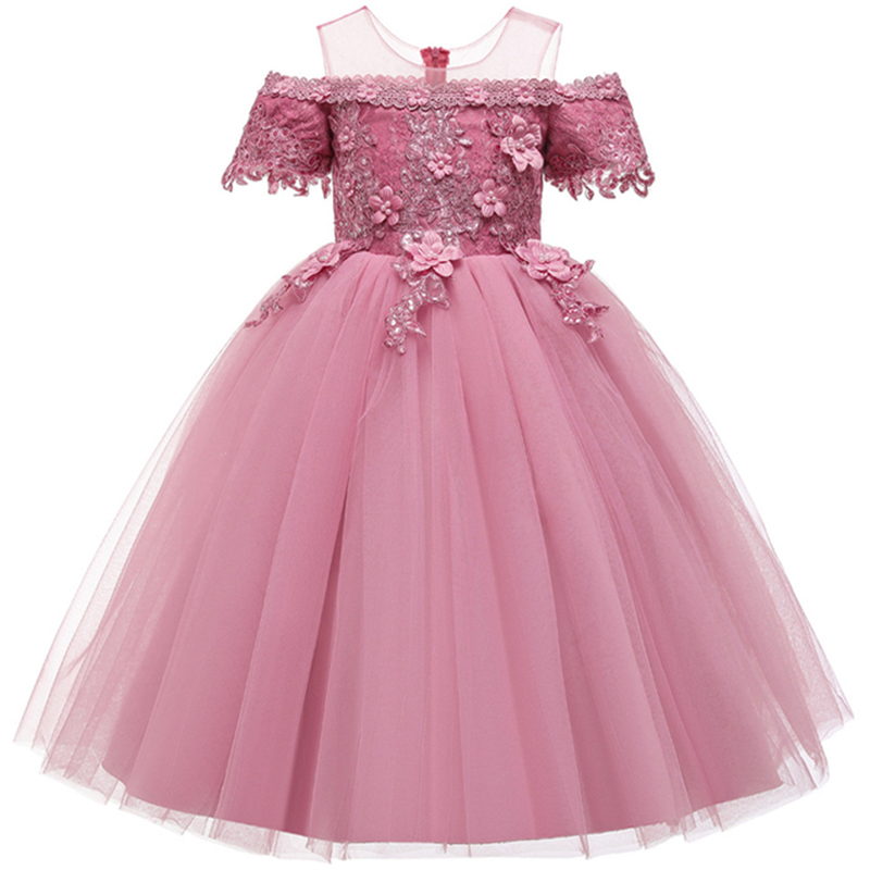 Girls sleeveless lace dress Longdress middle and big children dew back wedding dress teenage Prom Dresses 5-14 years old, Pink
Girls sleeveless lace dress Longdress middle and big children dew back wedding dress teenage Prom Dresses 5-14 years old, Pink