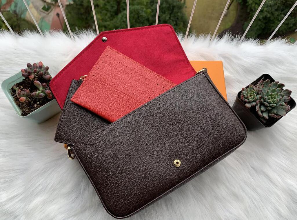 Designers Luxurys Pochette Felicie Handbag Purse Handbags Card Bag Chain Women Evening Bags 3 in 1 Purses Shoulder wallet wallets Messenger Box
Designers Luxurys Pochette Felicie Handbag Purse Handbags Card Bag Chain Women Evening Bags 3 in 1 Purses Shoulder wallet wallets Messenger Box