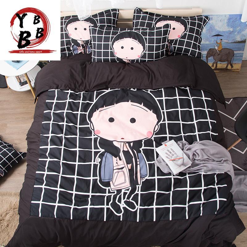 Bedding Sets Cherry Pellets White Plaid 3pcs Bedclothes Soft Black Duvet Cover Quilt Pillow Cases BeddingOutlet, Style10
Bedding Sets Cherry Pellets White Plaid 3pcs Bedclothes Soft Black Duvet Cover Quilt Pillow Cases BeddingOutlet, Style10