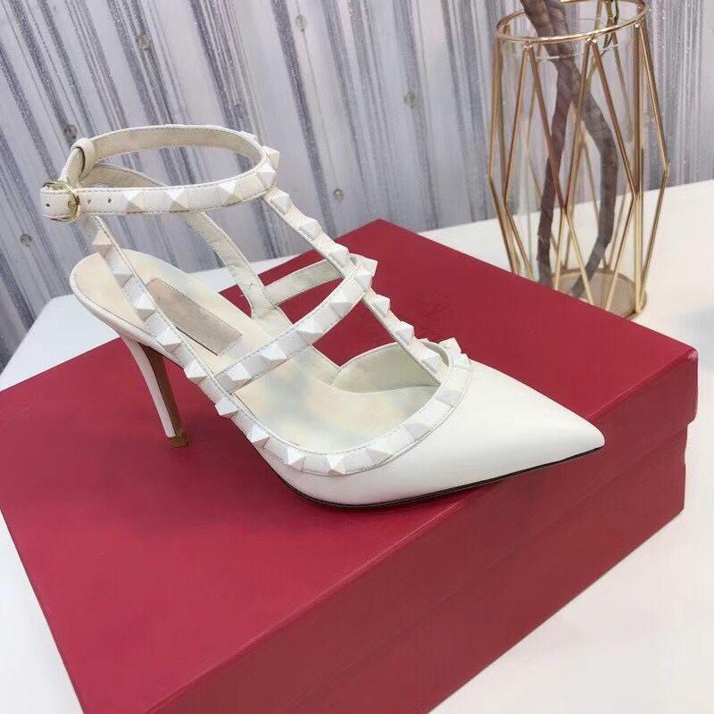 Summer Rock Studs Women's Sandals Lady High Heels Studded Strappy Pumps Pointed Toe 2-Strap Sandalias Mujer Party Dress Wedding, Black
Summer Rock Studs Women's Sandals Lady High Heels Studded Strappy Pumps Pointed Toe 2-Strap Sandalias Mujer Party Dress Wedding, Black
