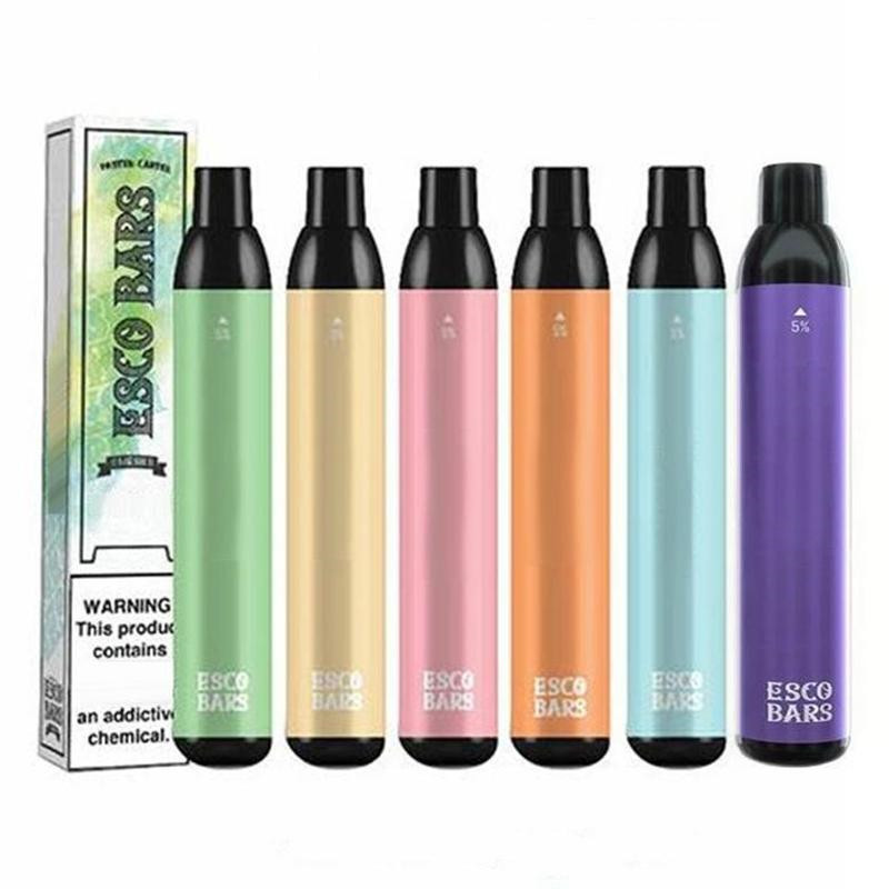 ESCO BARS Disposable E cigarettes 2500 Puffs Vape Pen 1000mAh Battery Pod Device 6ml Pre-filled Mesh Coil Pods Vaporizers cake escobar lux air bar flow cuvie bang plus
ESCO BARS Disposable E cigarettes 2500 Puffs Vape Pen 1000mAh Battery Pod Device 6ml Pre-filled Mesh Coil Pods Vaporizers cake escobar lux air bar flow cuvie bang plus